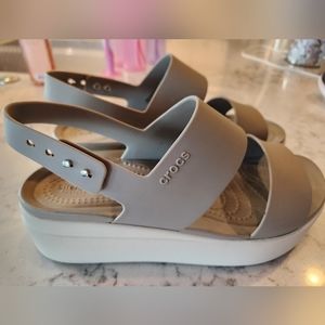 Croc wedges size 7